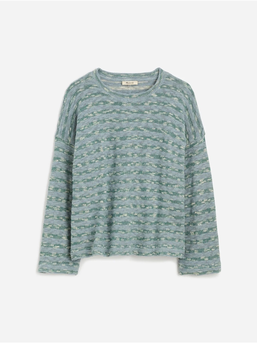 Madewell Crewneck Long-Sleeve Knit Tee in Stripe